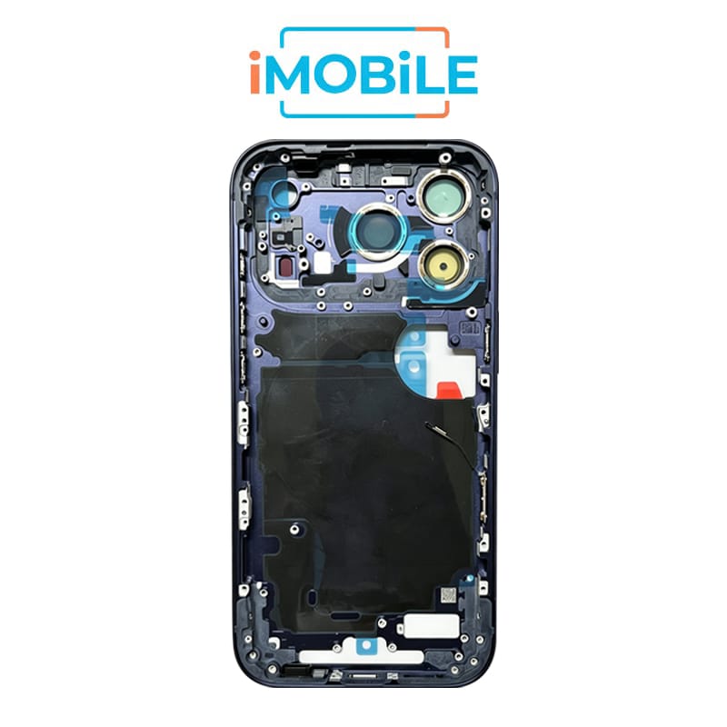 iPhone 17 Pro Compatible Back Housing [No Small Parts] [Deep Blue]