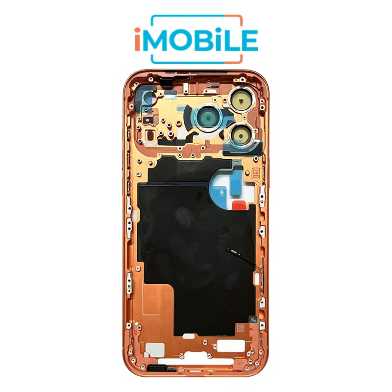 iPhone 17 Pro Max Compatible Back Housing [No Small Parts] [Cosmic Orange]