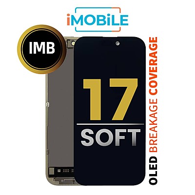 iPhone 17 (6.3 Inch) Compatible LCD (Soft OLED) Touch Digitizer Screen [IMB]