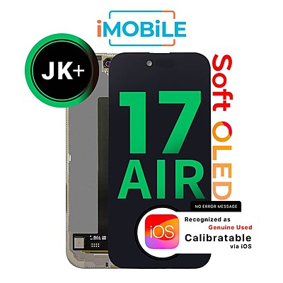 iPhone 17 Air (6.3 Inch) Compatible LCD (Soft OLED) Touch Digitizer Screen [JK+]