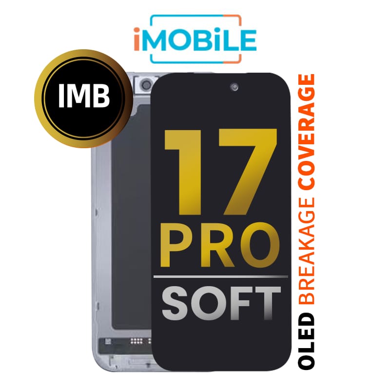 iPhone 17 Pro (6.3 Inch) Compatible LCD (Soft OLED) Touch Digitizer Screen [HX IMB]