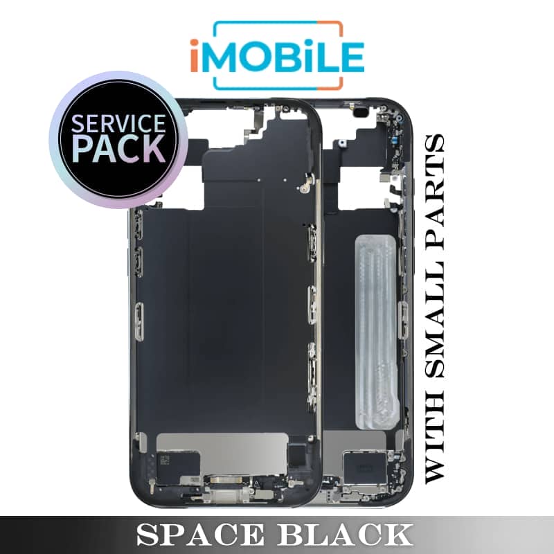 iPhone 17 Air Compatible Back Housing With Small Parts [Service Pack] [Space Black] ZP923-13558