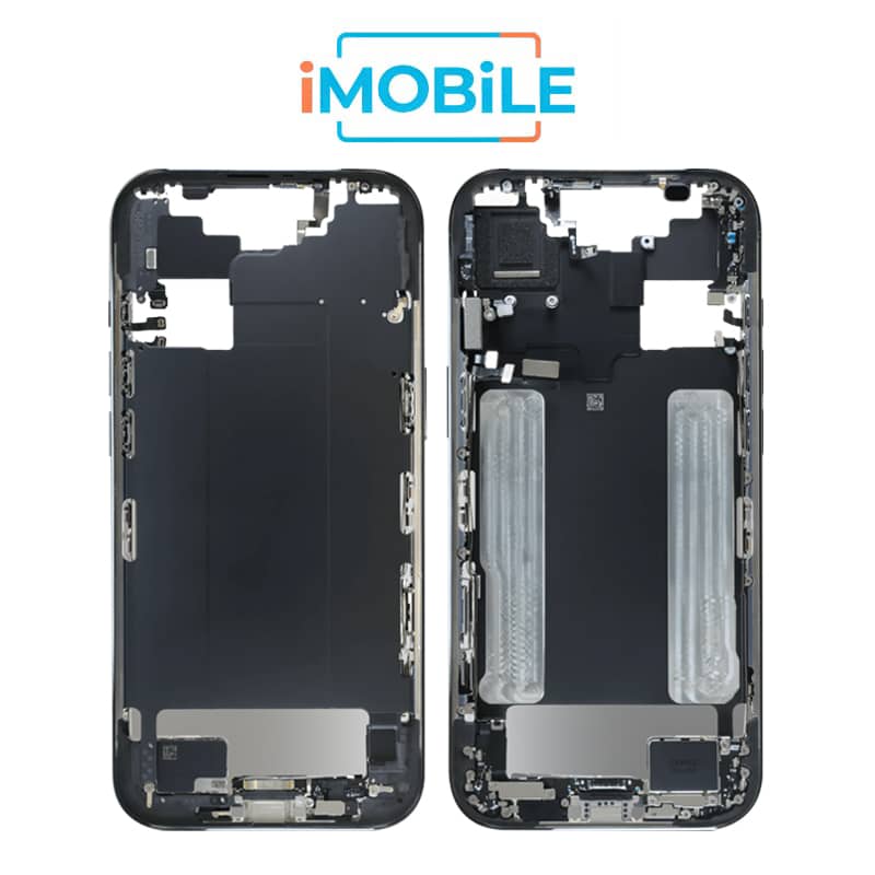 iPhone 17 Air Compatible Back Housing with Small Parts [IMB] [Space Black]
