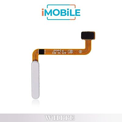 Samsung Galaxy A23 5G A236 Compatible Fingerprint Reader with Flex Cable [White]