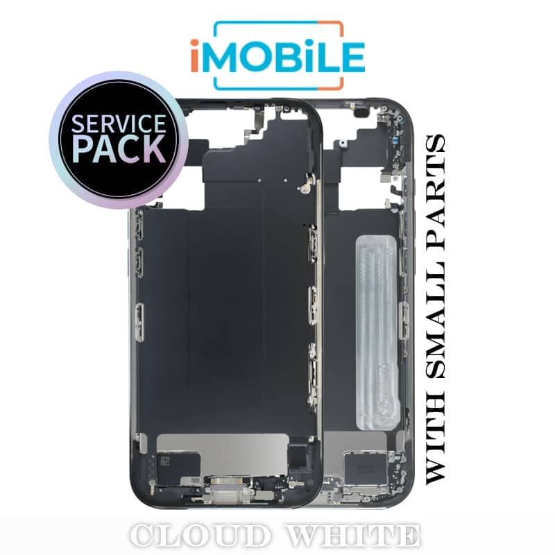 iPhone 17 Air Compatible Back Housing With Small Parts [Service Pack] [Cloud White] ZP923-13559