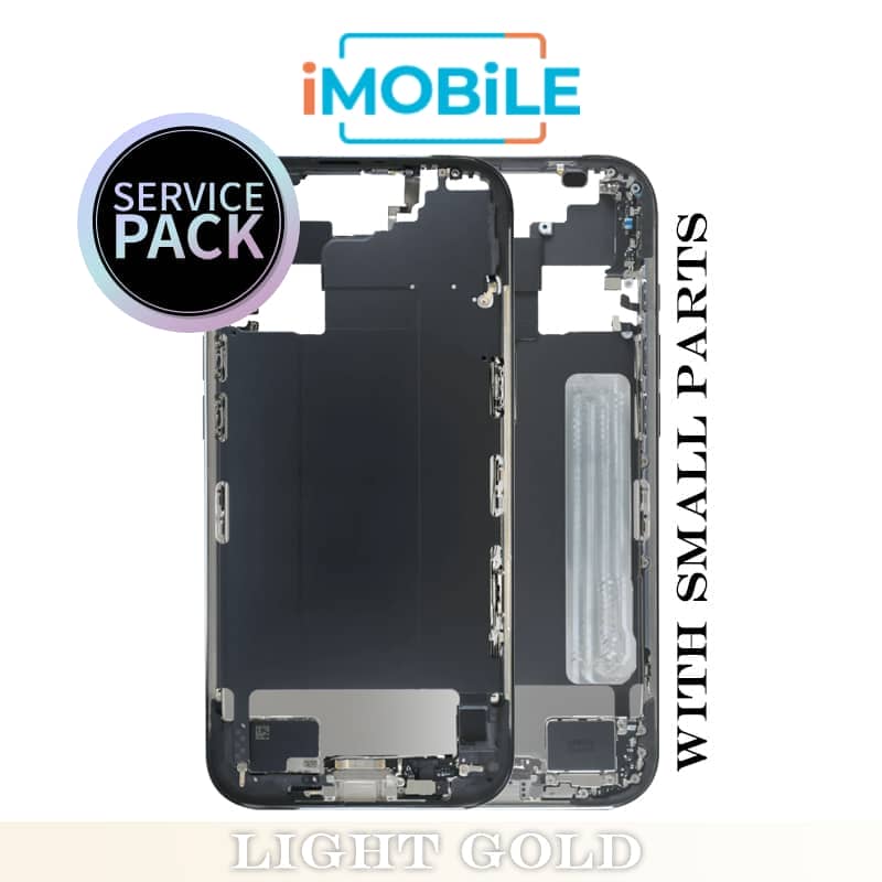 iPhone 17 Air Compatible Back Housing With Small Parts [Service Pack] [Light Gold] ZP923-13560