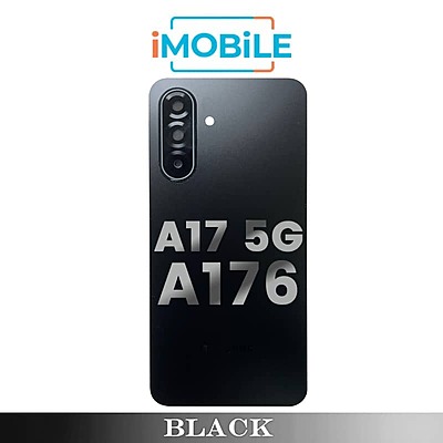 Samsung Galaxy A17 5G A176 Compatible Back Cover with Camera Lens [Black]