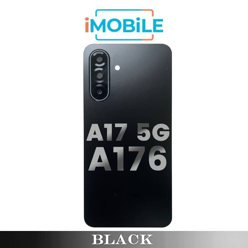 Samsung Galaxy A17 5G A176 Compatible Back Cover with Camera Lens [Black]