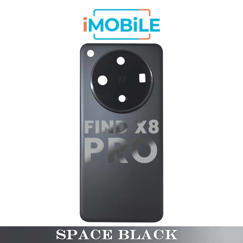 OPPO Find X8 Pro 5G Compatible Back Cover [Space Black]