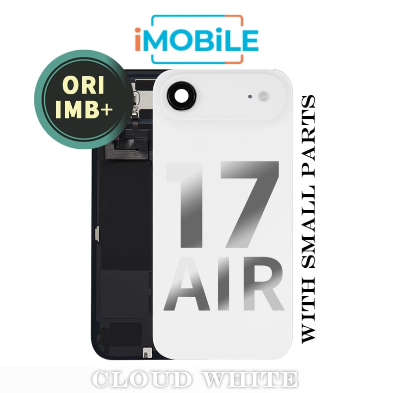 iPhone 17 Air Compatible Back Cover Glass Assembly with MagSafe [Cloud White] [IMB Original]