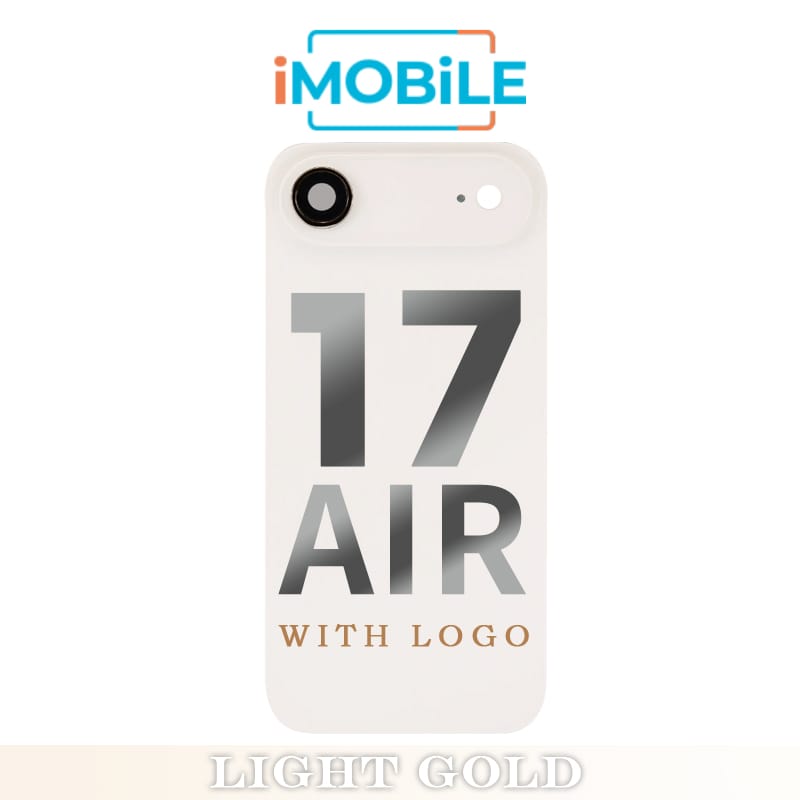 iPhone 17 Air Compatible Back Cover Glass Assembly with MagSafe [Light Gold]