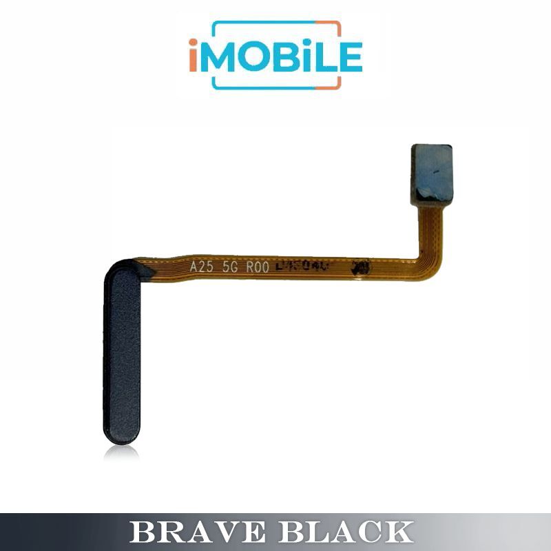 Samsung Galaxy A25 5G A256B Compatible Fingerprint Reader with Flex Cable [Brave Black]