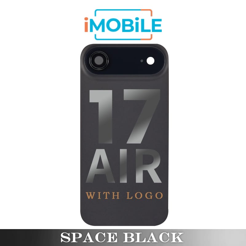iPhone 17 Air Compatible Back Cover Glass Assembly with MagSafe [Space Black]