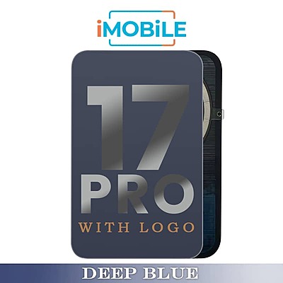 iPhone 17 Pro Compatible Back Cover Glass Assembly with MagSafe [Deep Blue]