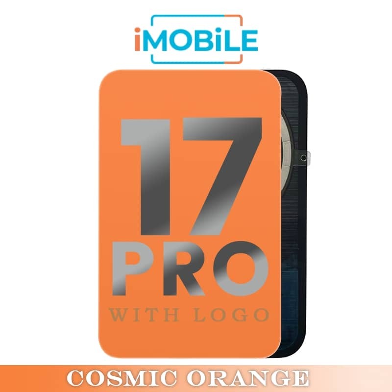 iPhone 17 Pro Compatible Back Cover Glass Assembly with MagSafe [Cosmic Orange]