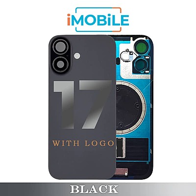 iPhone 17 Compatible Back Cover Glass Assembly with MagSafe [Black]