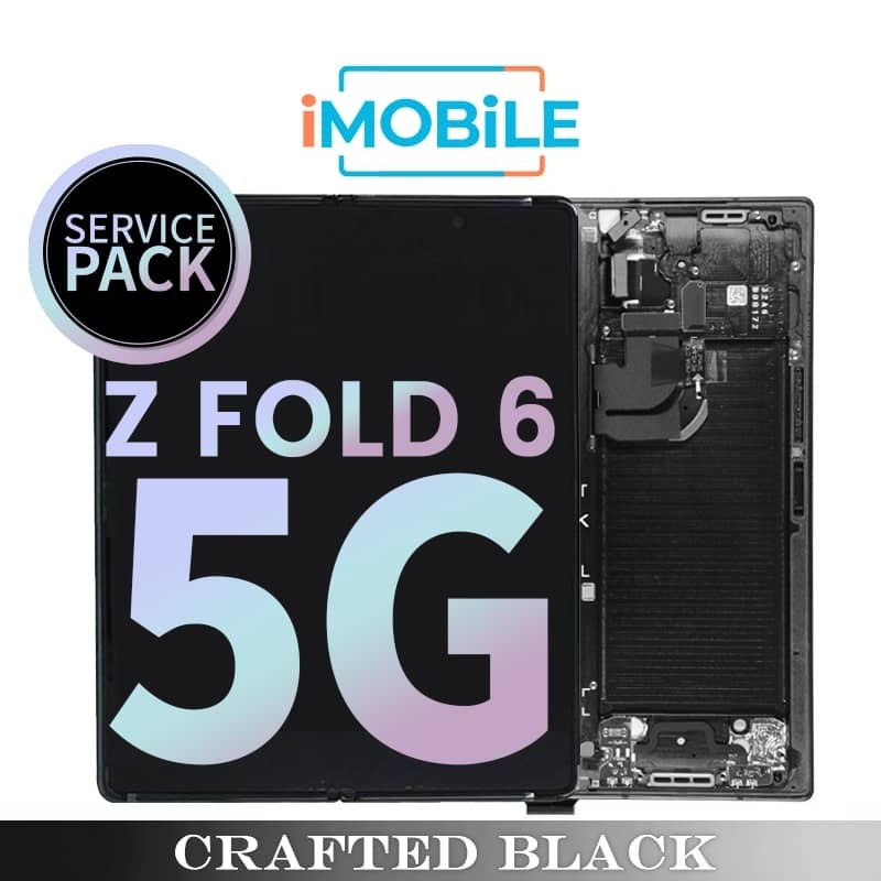 Samsung Galaxy Z Fold 6 5G (F956) Main LCD Touch Digitizer Screen [Service Pack] [Crafted Black]