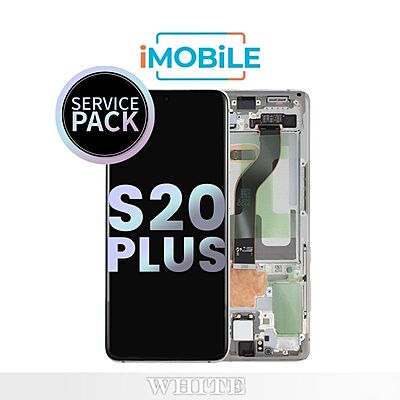 Samsung Galaxy S20 Plus (G985) LCD Touch Digitizer Screen [Service Pack] [White] GH82-31442B GH82-22134B