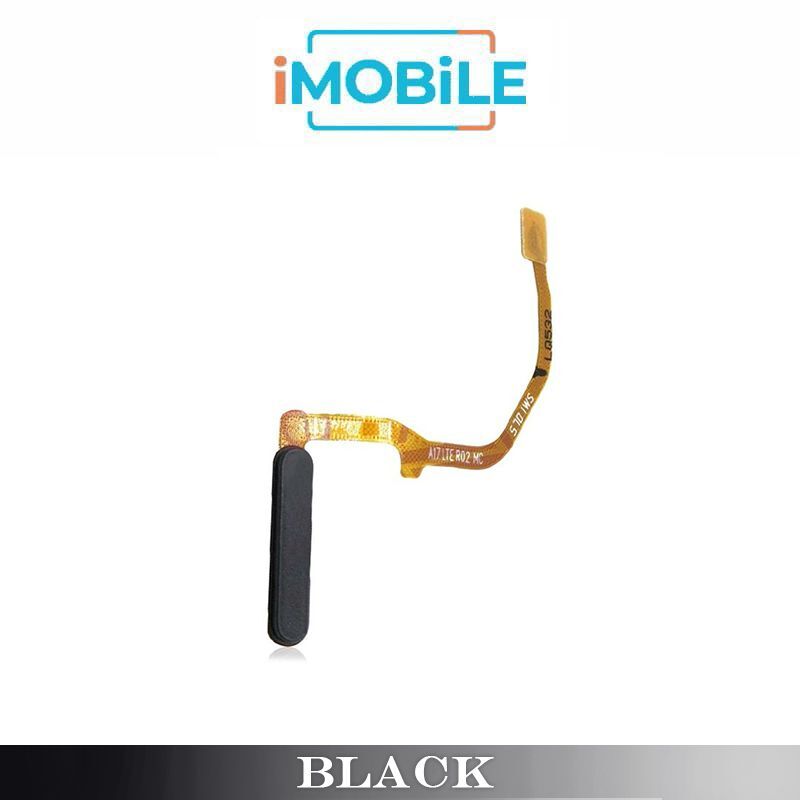 Samsung Galaxy A17 4G (A175) Compatible Fingerprint Reader with Flex Cable [Black]