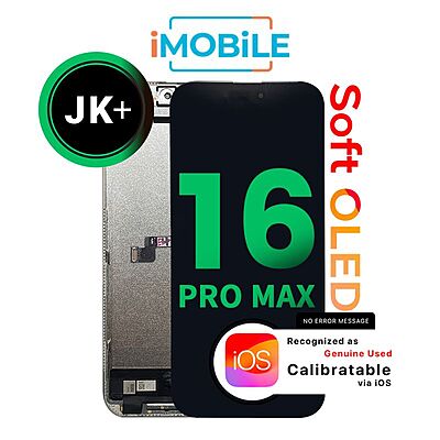 iPhone 16 Pro Max (6.9 Inch) Compatible LCD (Soft OLED) Touch Digitizer Screen [JK+]