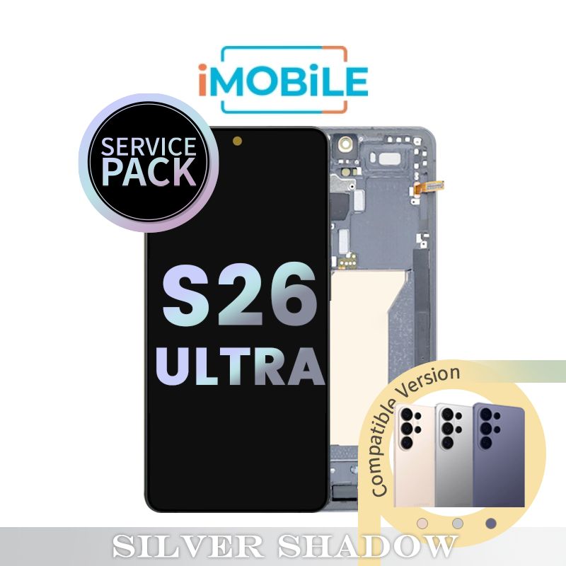 Samsung Galaxy S26 Ultra (S948) LCD Touch Digitizer Screen [Service Pack] [Silver-For Online Version Silver/Pink Gold]