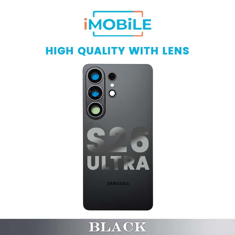 Samsung Galaxy S26 Ultra (S948) Back Cover [High Quality with Lens] [Black]
