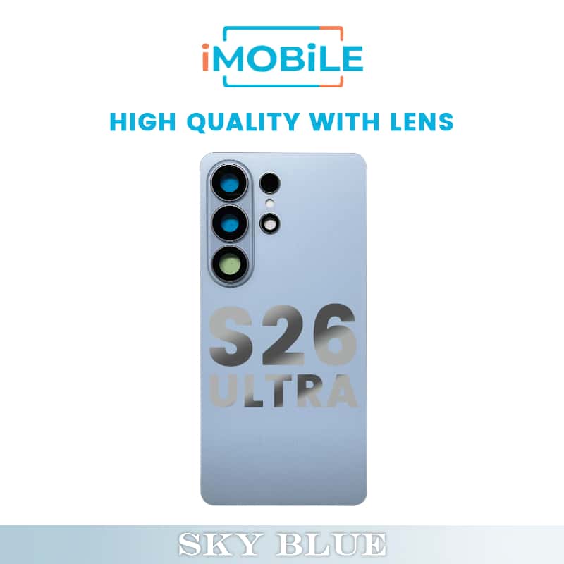 Samsung Galaxy S26 Ultra (S948) Back Cover [High Quality with Lens] [Sky Blue]