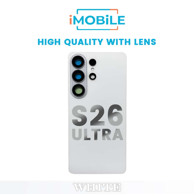 Samsung Galaxy S26 Ultra (S948) Back Cover [High Quality with Lens] [White]