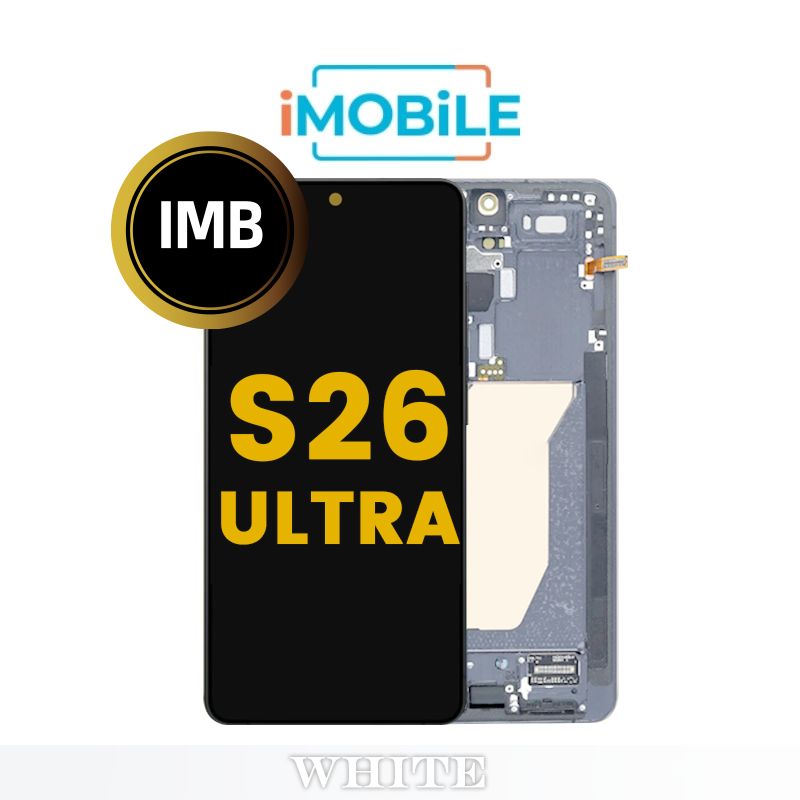 Samsung Galaxy S26 Ultra (S948) LCD Touch Digitizer Screen [IMB] [White]