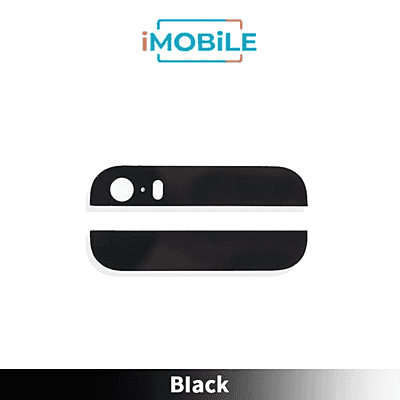 iPhone 5S Compatible Back Glass Set [Balck]