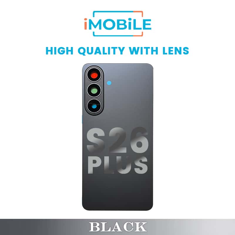 Samsung Galaxy S26 Plus (S947) Back Cover [High Quality with Lens] [Black]