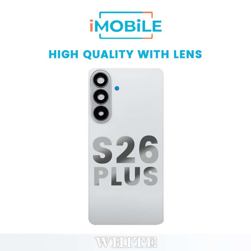 Samsung Galaxy S26 Plus (S947) Back Cover [High Quality with Lens] [White]