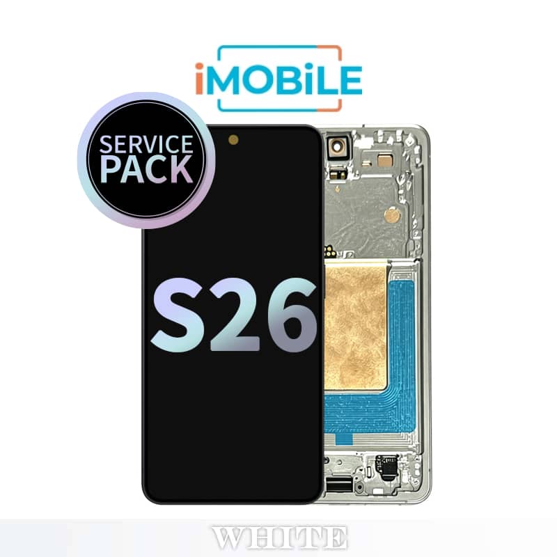 Samsung Galaxy S26 (S942) LCD Touch Digitizer Screen [Service Pack] [White]