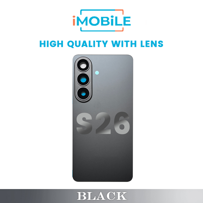 Samsung Galaxy S26 (S942) Back Cover [High Quality with Lens] [Black]