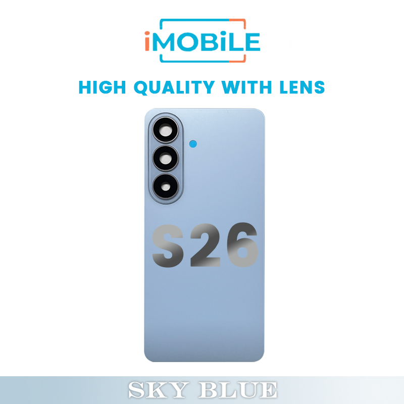 Samsung Galaxy S26 (S942) Back Cover [High Quality with Lens] [Sky Blue]