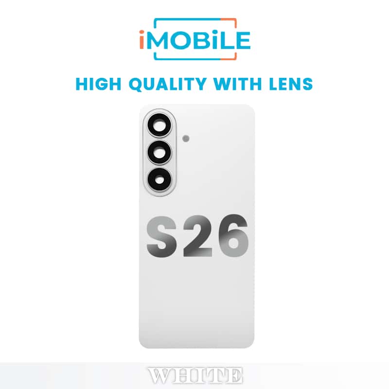 Samsung Galaxy S26 (S942) Back Cover [High Quality with Lens] [White]