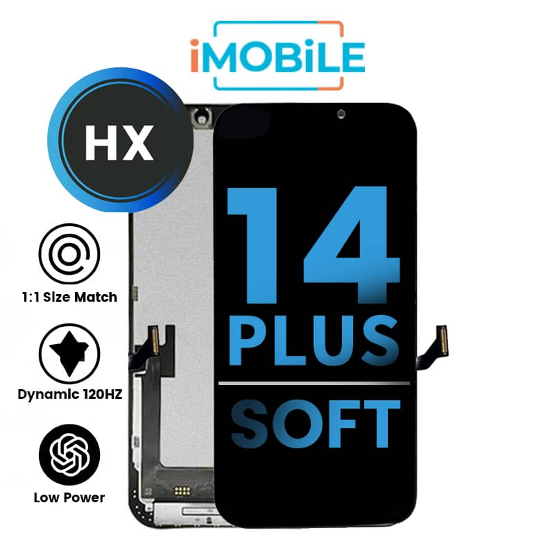 iPhone 14 Plus (6.7 Inch) Compatible LCD (Soft OLED) Touch Digitizer Screen [HX]