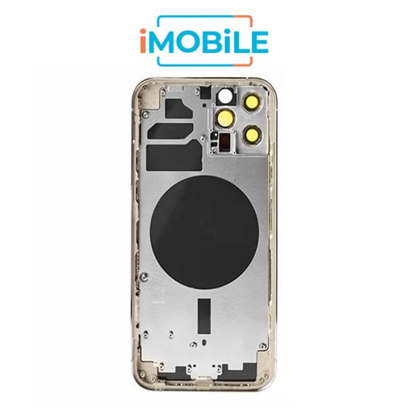 iPhone 12 Compatible Back Housing [No Small Parts] [White]
