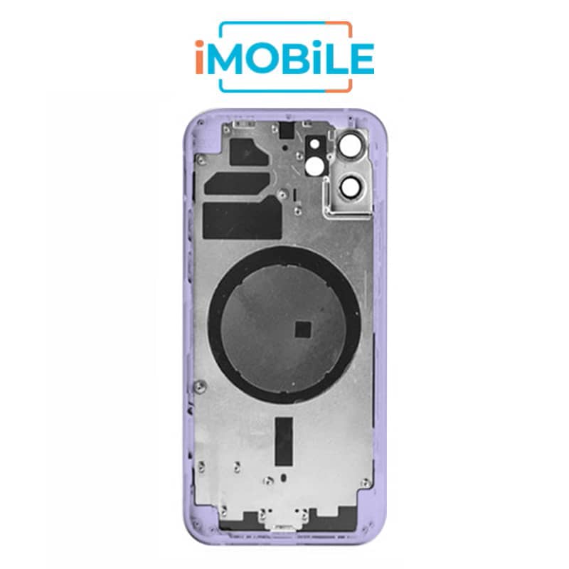 iPhone 12 Compatible Back Housing [No Small Parts] [Purple]