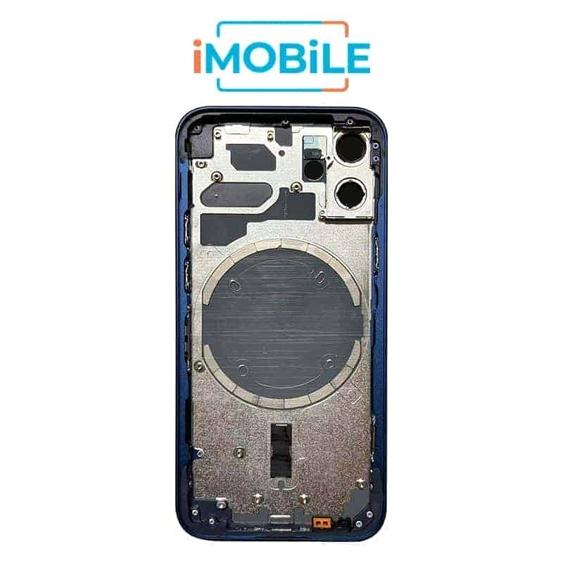 iPhone 12 Mini Compatible Back Housing [No Small Parts] [Blue]