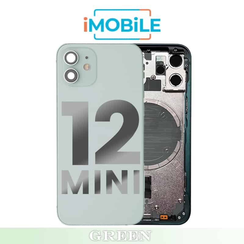iPhone 12 Mini Compatible Back Housing [No Small Parts] [Green]