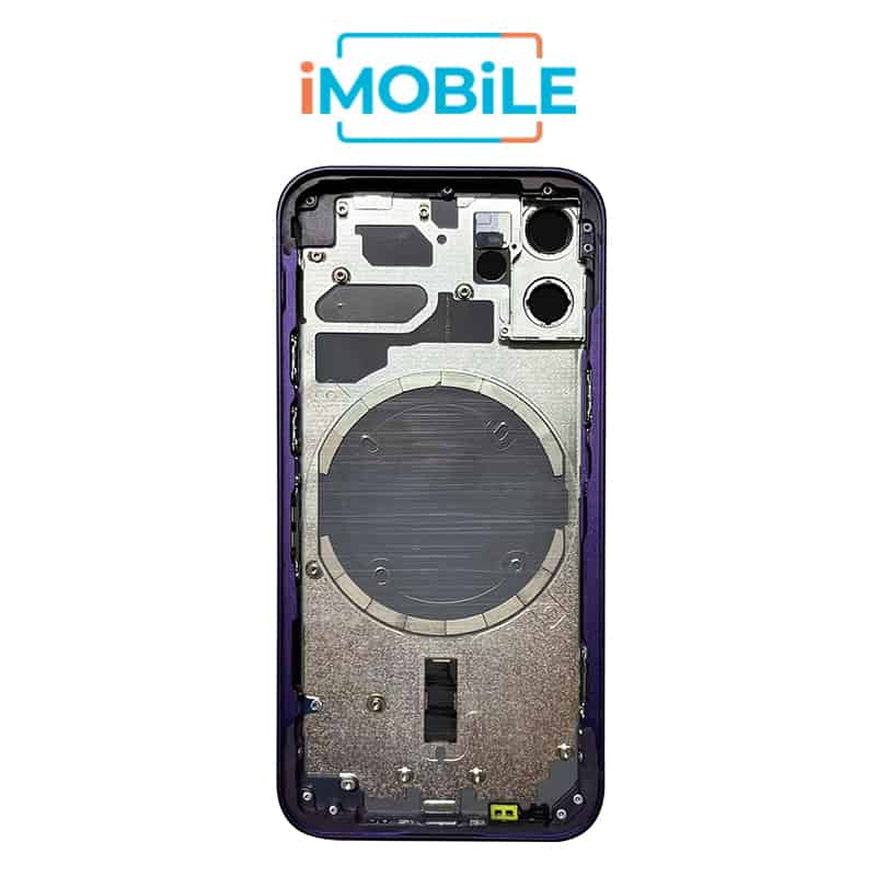 iPhone 12 Mini Compatible Back Housing [No Small Parts] [Purple]