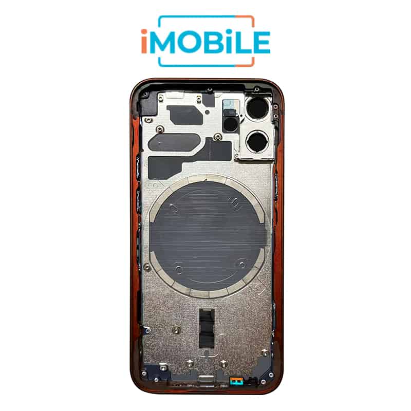 iPhone 12 Mini Compatible Back Housing [No Small Parts] [Red]