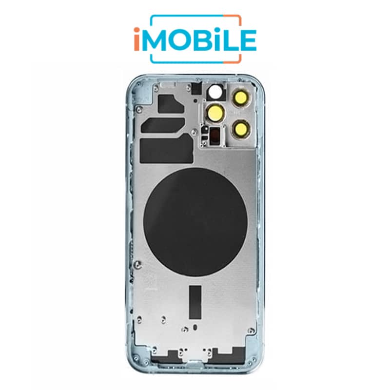 iPhone 12 Pro Compatible Back Housing [No Small Parts] [Pacific Blue]
