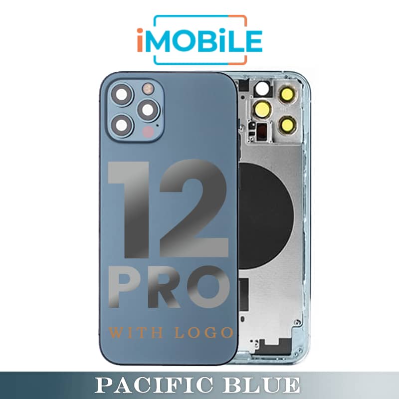 iPhone 12 Pro Compatible Back Housing [No Small Parts] [Pacific Blue]