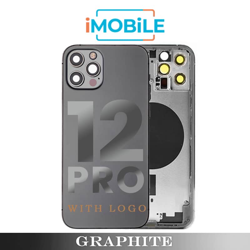 iPhone 12 Pro Compatible Back Housing [No Small Parts] [Graphite]