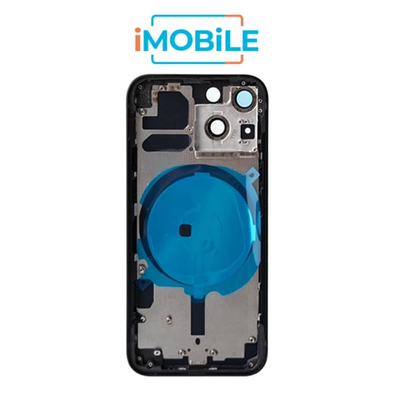 iPhone 13 Mini Compatible Back Housing [No Small Parts] [Midnight]