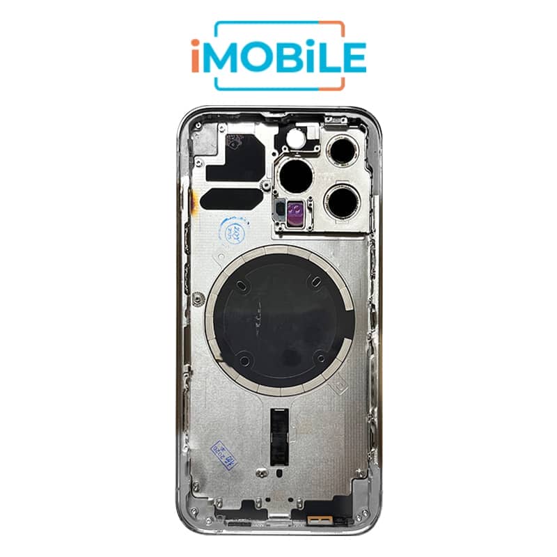iPhone 13 Pro Compatible Back Housing [No Small Parts] [Silver]