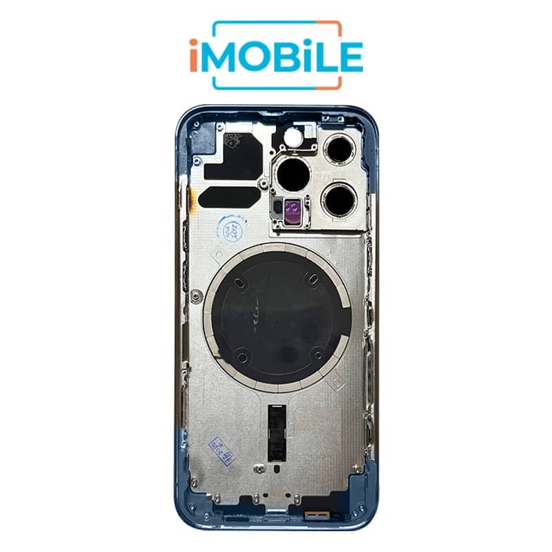 iPhone 13 Pro Compatible Back Housing [No Small Parts] [Sierra Blue]