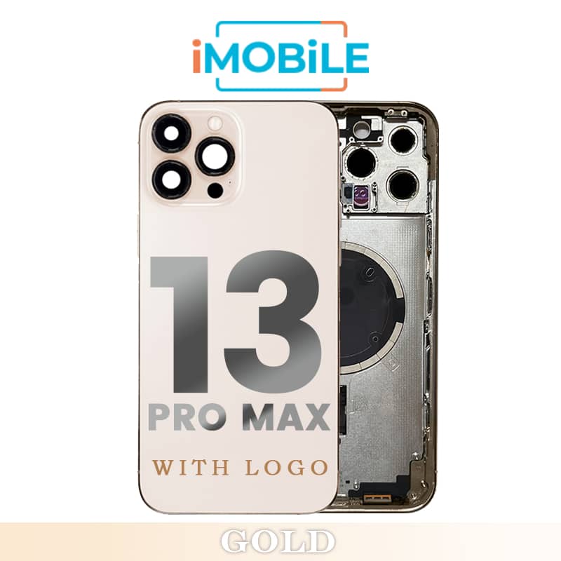 iPhone 13 Pro Max Compatible Back Housing [No Small Parts] [Gold]